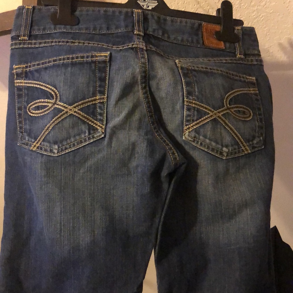 BKE Women’s Dark Blue Denim Jeans - Classic Pocket Stitch - Picture 8 of 8